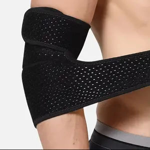 1pc Adjustable Sports Elbow Brace - Breathable Neoprene Arm Sleeve Wrap with Compression Support for Weightlifting, Golfer'S Relief, Hand Wash Only, | Sport Specific Design Comfortable Fit, Braces
