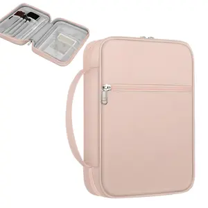 Bible Carrying Case for Small Size Church Study Book, Church Bible Bag for Men & Women, Zippered Pocket and Handle, Organize Bible Cover