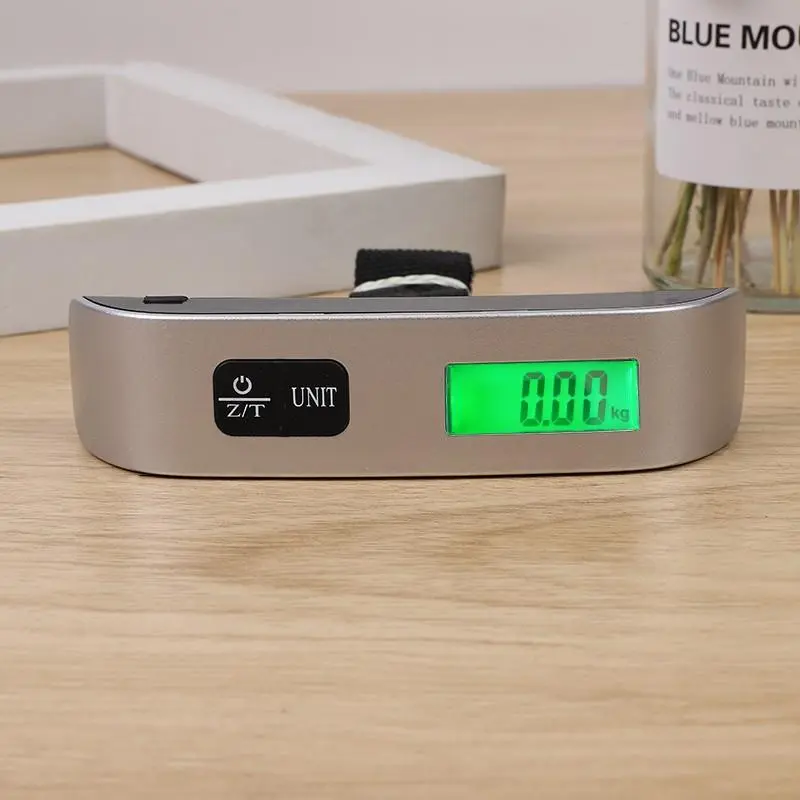 Lab Portable Electronic Luggage Scale, 50kg Handheld Digital Display Scale, Multifunctional Weighing Tool for Home, Travel, Office, School