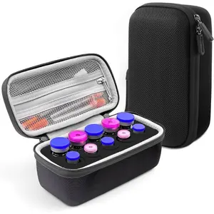 10 Slots Insulin Vial Protector Case, Insulin Vial Organizer Bag for Diabetics Standard 1ml 3ml 5ml and 10ml Vials, Insulin Carrying Case Fridge Holder Storage Holder, No Ice Pack