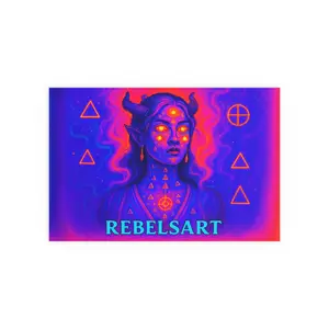 Silk Posters, Vibrant & Mystic Wall Art Prints, Home & Room Decor, Indoor Outdoor Wall Hangings, Boho Style