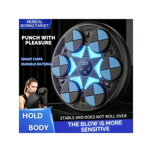 Electronic Music Boxing Machine, Smart Bluetooth Boxing Trainer With Boxing Gloves, Boxing Wall Hanging Machine Suitable For Home, Office, Gym Boxing Target Exercise Equipment