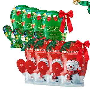 Holiday Hand Mask Gift Set | Winter Self Care Set | Christmas Gift for Her Him Stocking Stuffer