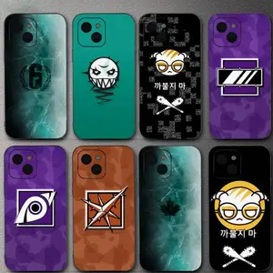 Game Rainbow Six Siege Phone Case For iPhone 16 11 12 13 14 15 Pro XS Max X Plus Shell FUK