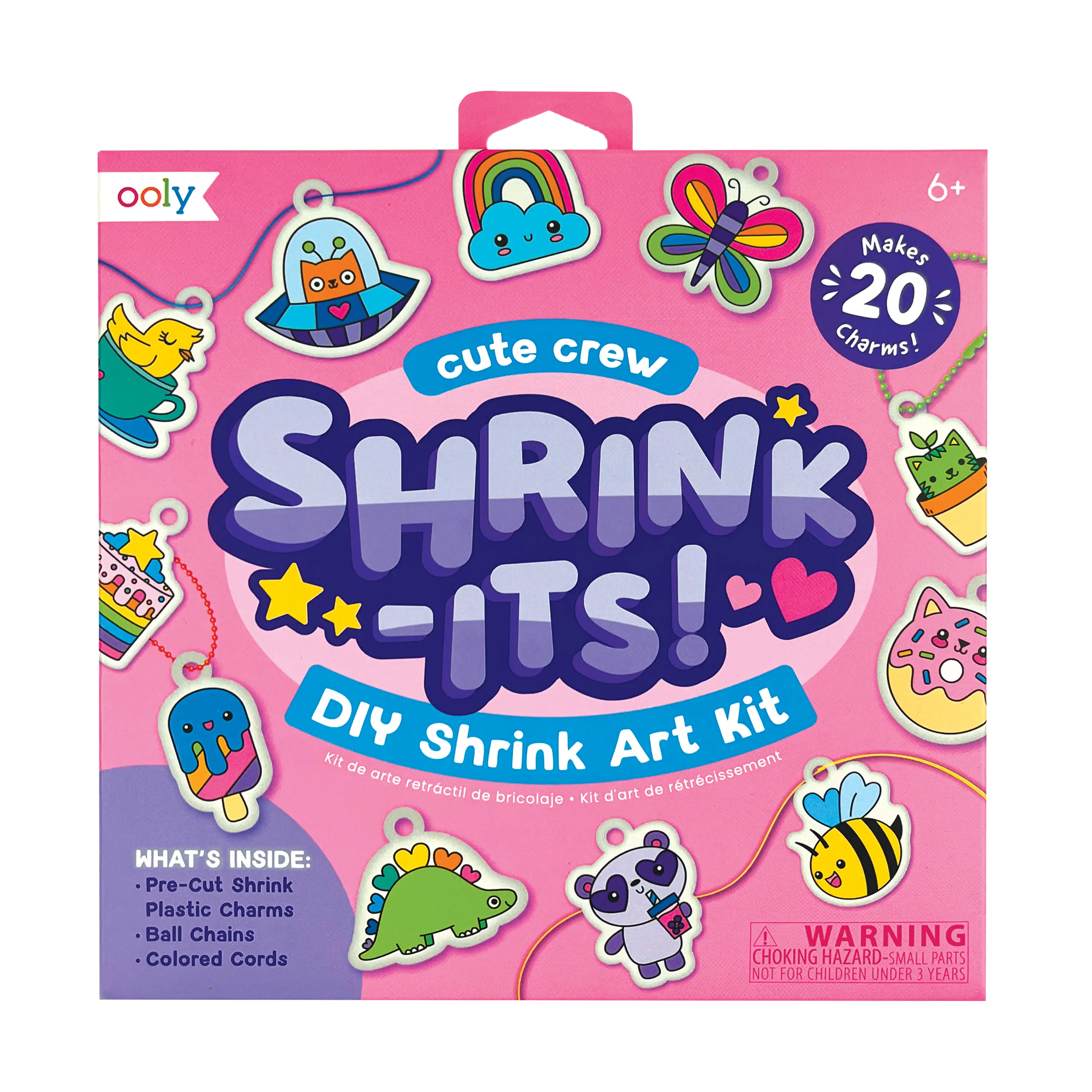 Shrink-its! DIY Shrink Art Kit - Cute Crew - 20 Charms