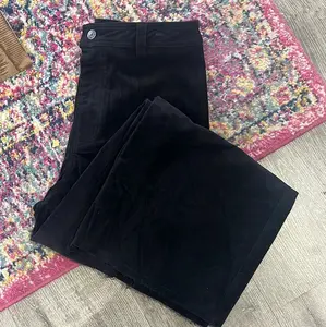 Black Suede Pant