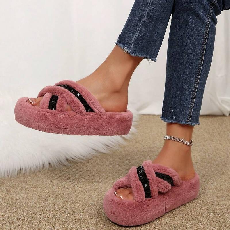 Mysoft Women's Plush Slippers, Soft Warm Winter Shoe, Womensfashion Sandals Slippers for Women, Cozy Indoor Bedroom Footwear, Ideal Valentine's Day Gift Mysoft Women's Plush Slippers, Soft Warm Winter Shoe, Womensfashion Sandals Slippers for Women, Cozy Indoor Bedroom Footwear, Ideal Valentine's Day Gift