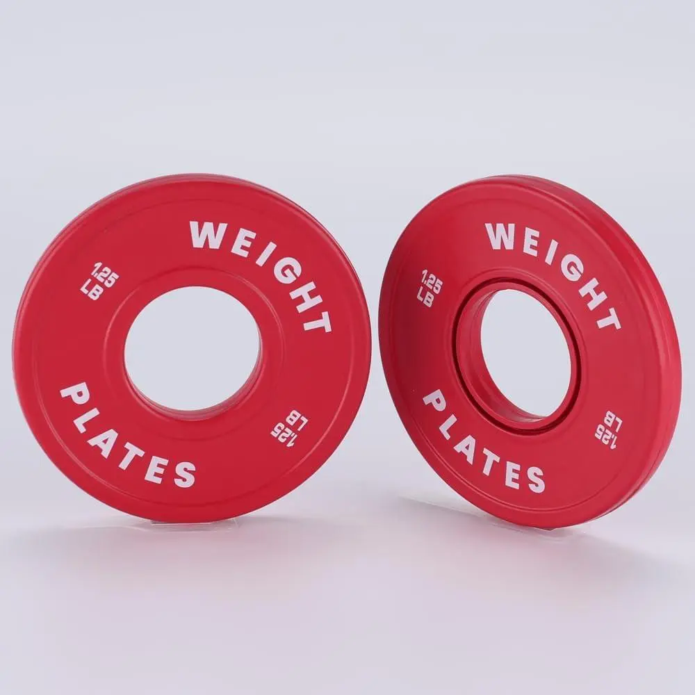 2-Inch Fractional Weight Plates Set (1.25LB Pairs) | Rubber Coated Change Plates for Gym & Home | Compatible with Standard Barbells
