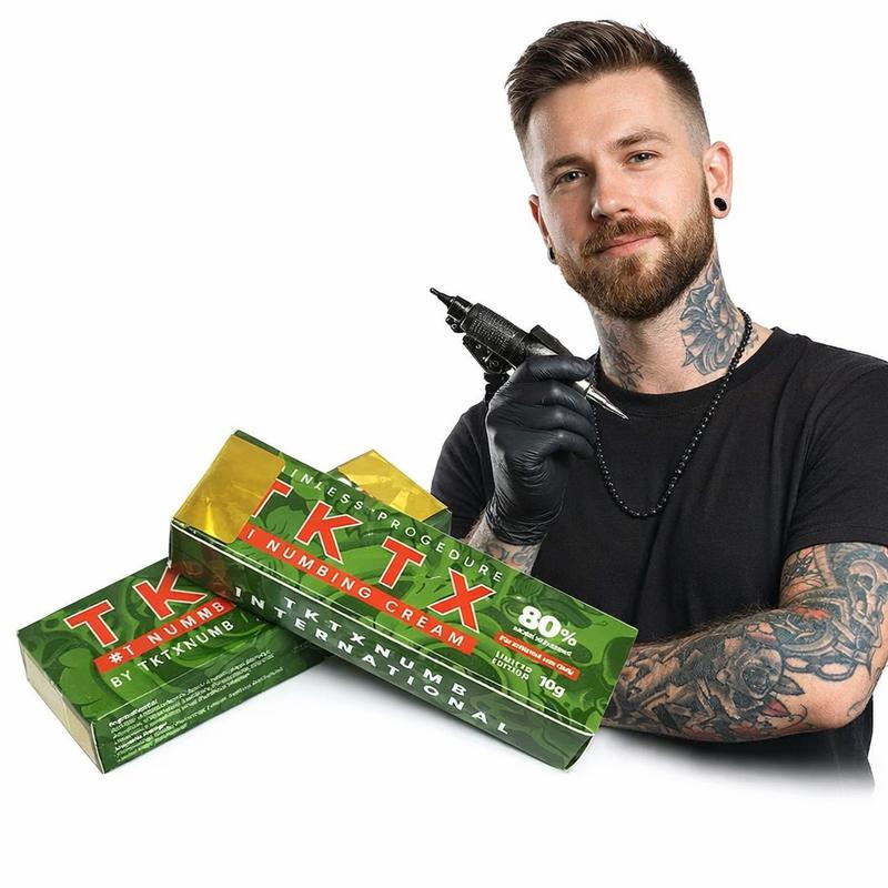 TKTX Numbing Cream (4 Pack) - For Tattoos - Limited Edition Painless Procedure 80% Very Strong 10g