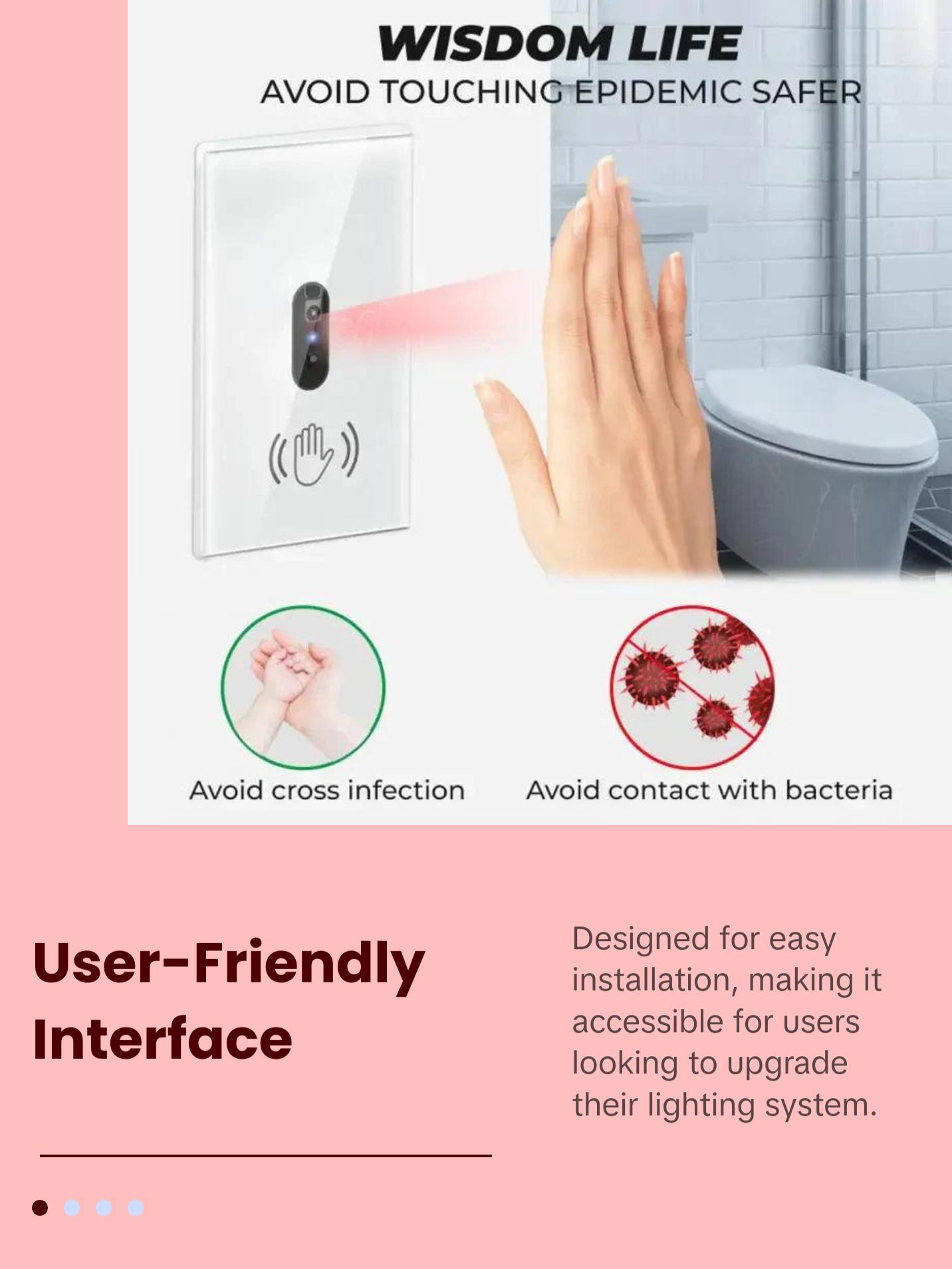 Smart Touchless Infrared Light Switch - Efficient & Easy Installation
