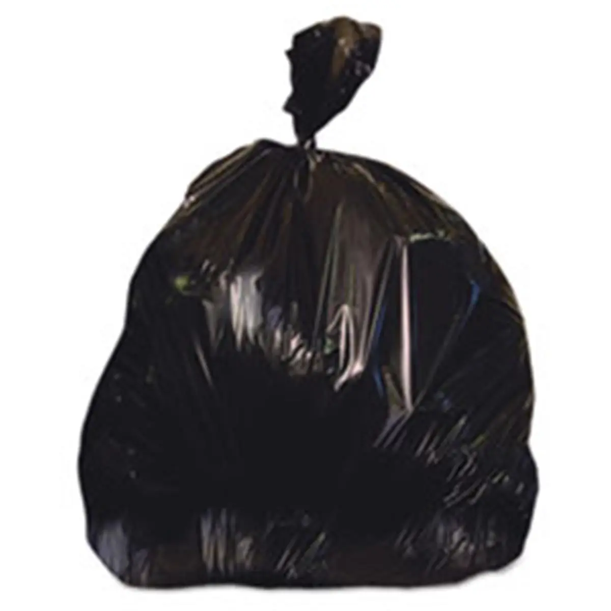 212 MAIN Industrial Trash Bags - Strong Low-Density Can Liners, 60 gal, 1.25 Mil, Black, 38x58 in, Tear-Resistant, 100 Bags Per Case, Home Care Supplies (Unisan HERH7658SK)