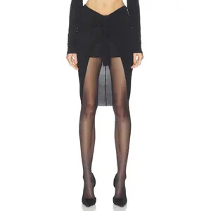 HAELO Knotted Skirt in Black