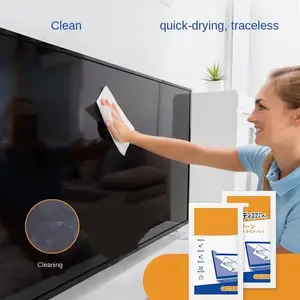 Large Size LCD Screen Cleaning Wipes, Camera Cleaner, 10/40pcs Portable Lens Paper for Tablets & Mirrors, Easy Clean Wet Tissues for Screens