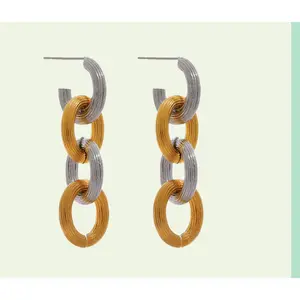 Lennox Four Link Drop Earrings