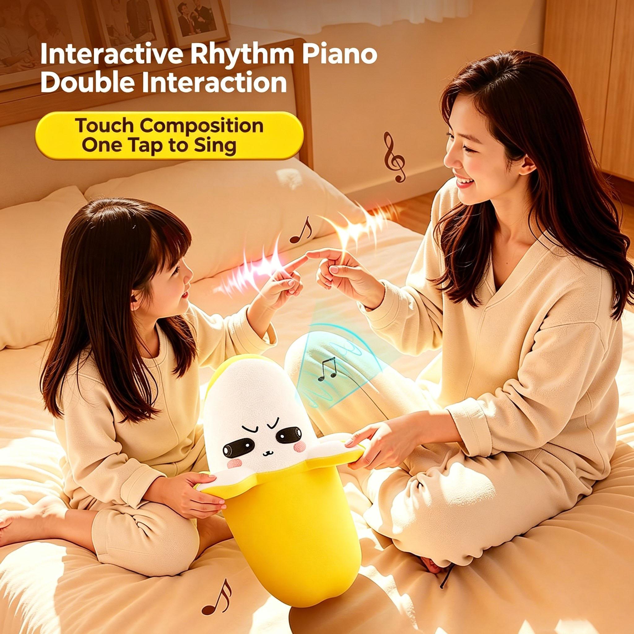 Interactive Music Plush Toy Set -Carrot,Banana & Strawberry(No battery) Electric Plush Toys forParent-Child Interaction, Couples & Friends Prank Toy, Valentine's Day & Easter Party Fun Gift for Kids & Adults Interactive Music Plush Toy Set -Carrot,Banana & Strawberry(No battery) Electric Plush Toys forParent-Child Interaction, Couples & Friends Prank Toy, Valentine's Day & Easter Party Fun Gift for Kids & Adults