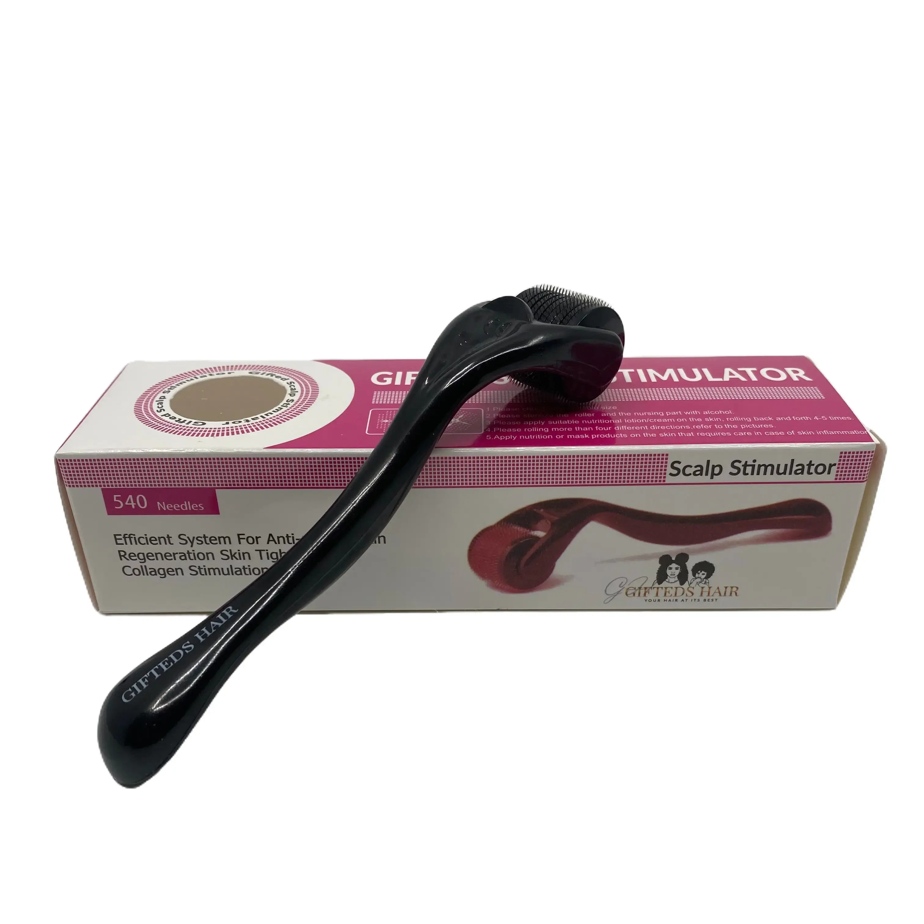 Gifted Scalp Stimulator for Deep-Seated Build-Up Removal and Scalp Rejuvenation Care, Derma Roller Gifted Scalp Stimulator for Deep-Seated Build-Up Removal and Scalp Rejuvenation Care, Derma Roller
