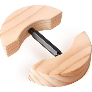 Solid Wood Heavy Duty Hat Reshaper - Jack Stretcher for Fitted Hats Size 7 to 8 3/8