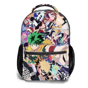 My-Hero-Academia--Backpacks for Girls, Cute School Backpack for Girls Boys, Aesthetic Bookbag for Teens, Lightweight Classic Backpack for Travel, Work, Picnic A-54