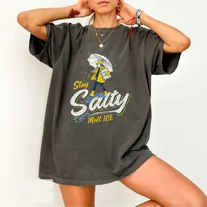 Stay Salty Melt ICE Shirt, Abolish ICE T-shirt, Pro Immigration Graphic Top, Anti Trump Tee, Fuck Ice Shirt, Subtle Anti Ice, Tshirt Comfort Casual Cotton