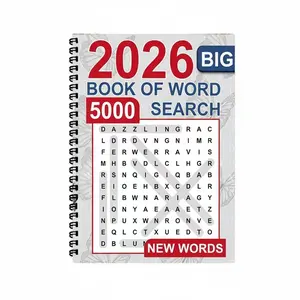 New Hot A5 Large Word Book Writing Book Coloring Book Drawing Book Fill-In-The-Blank Book, Ideal for Learning & Creativity