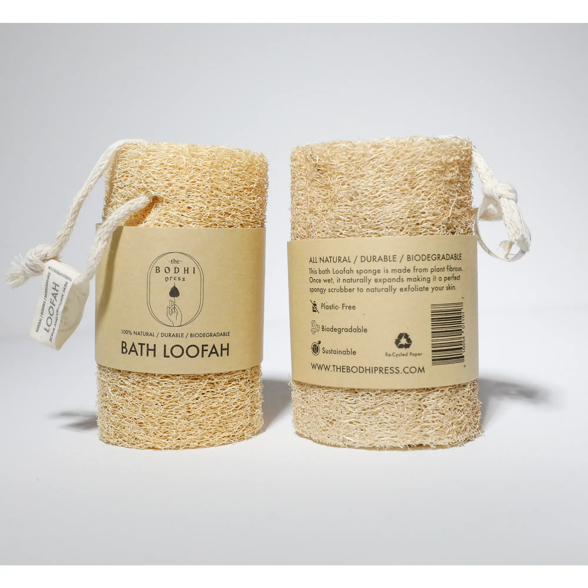 Plant Based Bath Loofah Sponge I 100% Bio-Degradable Luffa I Multi Pack