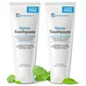 M3 Naturals Organic Neem Essential Toothpaste - US-Made, Fluoride-Free, Peppermint Oil, Clove Bud Oil, Anti-Cavity, Cavity Protection, Chemical-Free, Gum-Gentle, Sensitive Teeth, Plaque Removal, Non-GMO, Vegan, Adult, 4.23 oz (120g) Herbal Daily Care