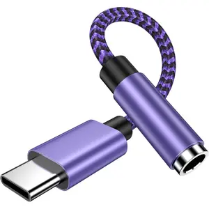 for  16e 17e 16 17 Pro Max Air, Headphone Earphone Jack Adapter for  16 Plus, 15, 15 Pro, 15 Pro Max, 15 Plus, USB C to 3.5mm Headset Earbud Audio Adapter for  Galaxy S25 Edge Ultra