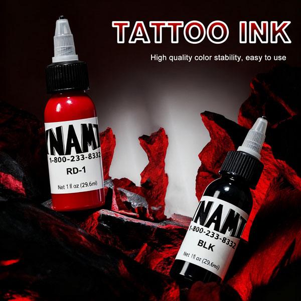 14-piece suit tattoo ink has high saturation, is easy to color, and is waterproof and never fades. It is a must-have for 3D makeup, tattoo,skin care and body art, which opens up unlimited possibilities for professional tattoo creation.