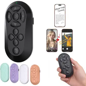 Bluetooth Remote for TikTok Scrolling, Page Turning, Volume Control & Camera Shutter | Hands-Free Phone Controller for iPhone & Android, 2026 Upgraded