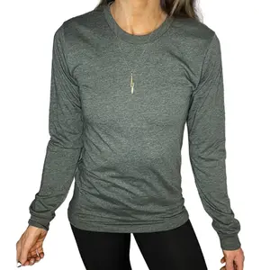 Basic Long Sleeve Tee | Heather Forest