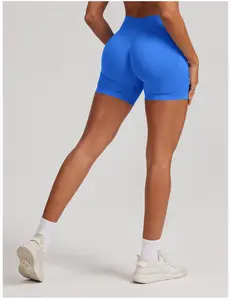 Seamless Scrunch Butt Biker Shorts for Women High Waist Tummy Control Workout Shorts Butt Lifting Gym Yoga Shorts