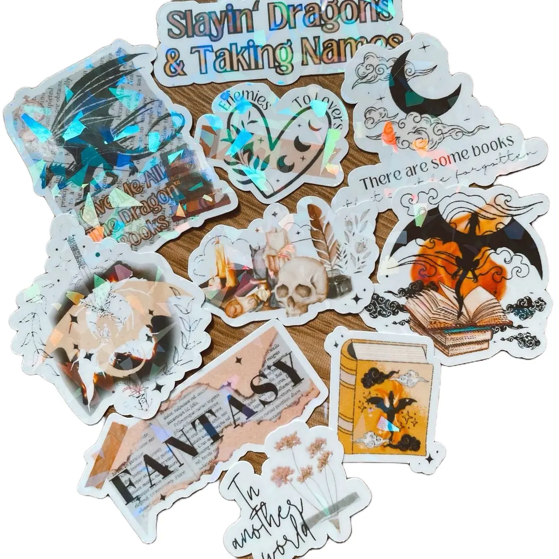 Fantasy + Dragon Holographic Sticker Bundle Fantasy + Dragon Holographic Sticker Bundle