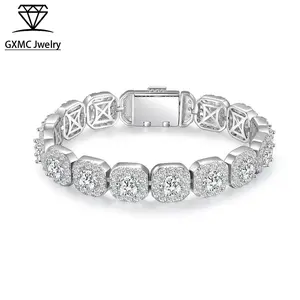 GXMC Bracelet 18K Gold Plated for Men Women Cuban Bracelet 12MM Wide lced Out Chain Flip Bracelet with Giftbox Hip Hop Fashion Jewelry TikTokShopBlackFriday