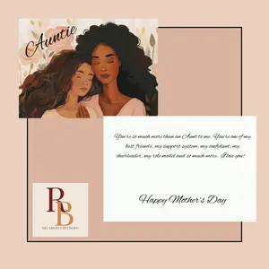 Mother's Day Card - For Aunt