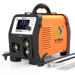 HITBOX ARC200E Stick Welder with Lift TIG IGBT Digital Inverter 110V/220V MMA Welding Machine for Professional Use Precise Control & Versatile Power Sources welding  machines