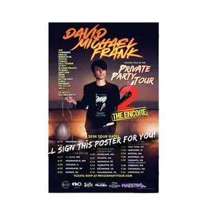 Private Party Tour #2: The Encore (Signed Tour Poster) Decor Wall Poster Print Room Decoration