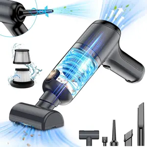 20000PA High-Power Cordless Car Vacuum - 3-in-1 Brushless Motor Design with Multiple Attachments for Cars & Home, USB Rechargeable Portable Handheld Cleaner