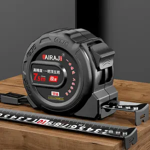 Retractable Ruler, 1 Count Anti-drop Tape Measure Tools with Clear Scale, Metric/Imperial Measuring Tape, Manual Locking Measuring Tool for School, Office