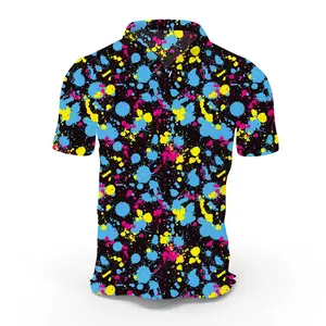 Mens Golf Polo Shirts Short Sleeve Performance 4 Way Stretch Quick Dry UPF 50