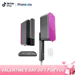 Portable Clothes Steamer & Iron 2-in-1, Handheld Wrinkle Remover with 5s Fast Heat-Up, Large Soleplate for Home or Travel