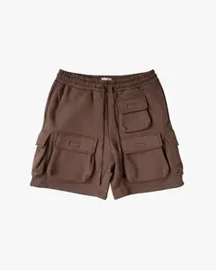 EPTM BIG N TALL STUDIO SHORTS-BROWN