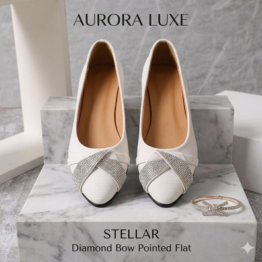 Dance All Night! Chic Rhinestone Crossover Wedges | Breathable Low Heel Pumps for Women