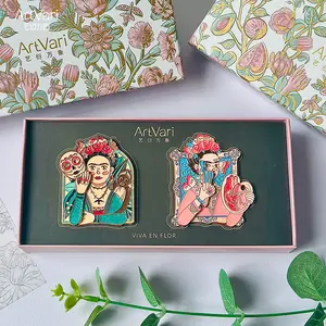 Interactive Frida Kahlo Art Box: Moving Fridge Magnets for Mindfulness | Therapeutic & Creative Decor, Unique Gift for Art Lovers