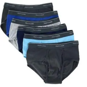 Fruit of the Loom Menswear Basic Fashion Soft Cotton Briefs - Tag-Free, Moisture-Wicking, Assorted Color Multi-Packs