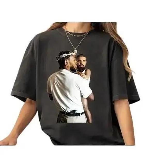 Kendrick Vs Dr@ke T-Shirt All Sizes Cotton Fabric Top