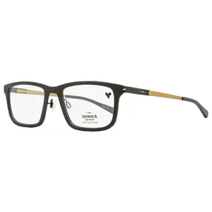 Shinola Flexon Temple Eyeglasses SH37000 001 Matte Black/Gold 55mm Shinola Flexon Temple Eyeglasses SH37000 001 Matte Black/Gold 55mm