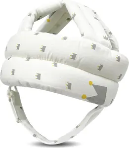 Baby Head Protector for Crawling Walking, Baby Helmet Adjustable No Bumps and Soft Cushion, Infant Safety Cap for Kid Learning to Walk