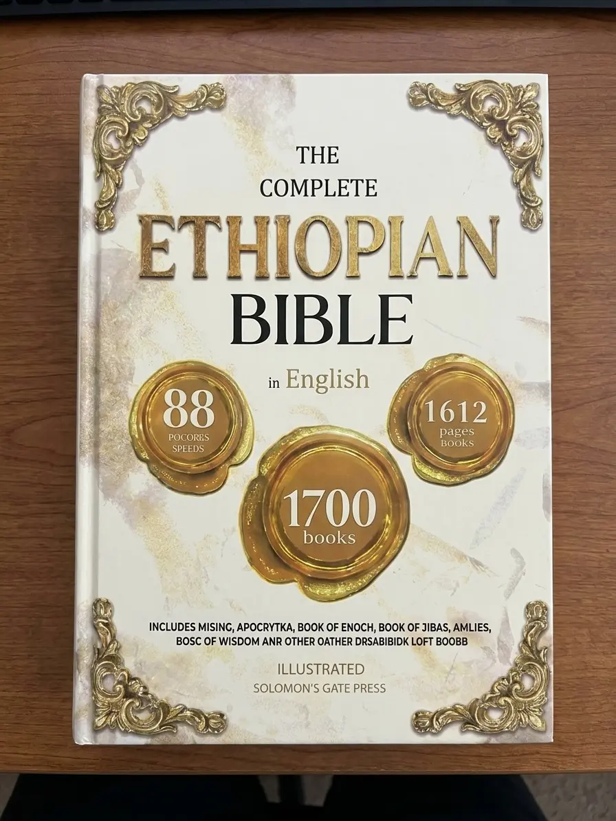 THE COMPLETE ETHIOPIAN BIBLE IN ENGLISH Illustrated: Includes Missing Apocrypha, Book of Enoch, Book of Ezras, Jubilees, Book of Wisdom and Other Sacred Orthodox Lost Books