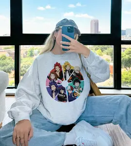 Funny MHA Characters Anime Manga T-Shirt Sweatshirt Hoodie Anime Fan Gift