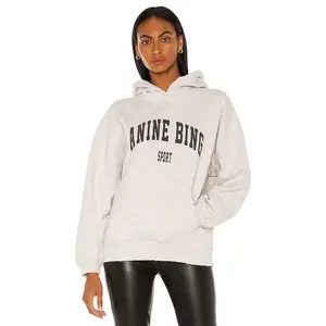ANINE BING Sport Harvey Sweatshirt in Heather Grey